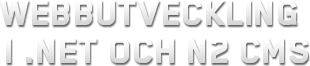 Webutveckling i .Net och N2 CMS